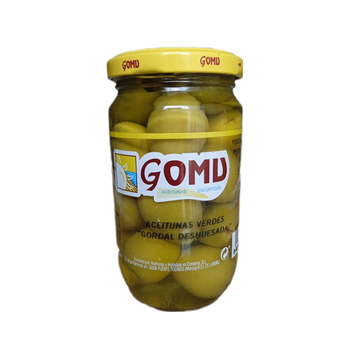 Aceitunas verdes deshuesadas Gordal Gomu (300 g / 10.58 oz)