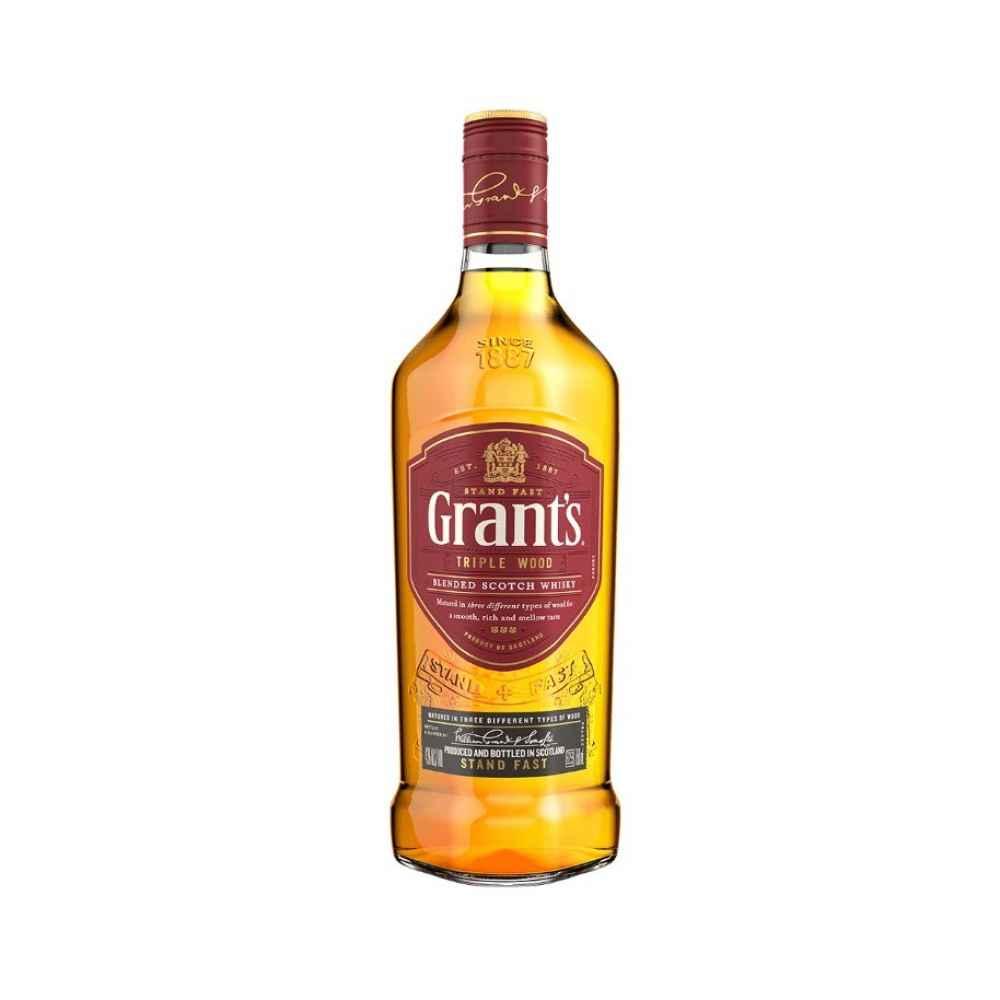 Whisky escocés de mezcla Triple Wood Grant's (750 ml)