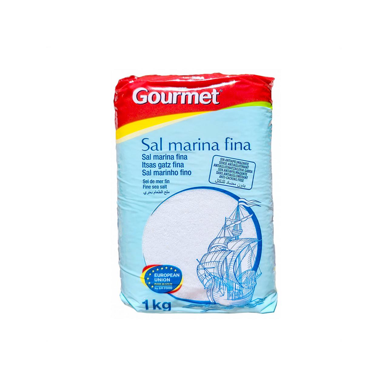 Sal marina fina Gourmet (1 kg / 2.2 lb)