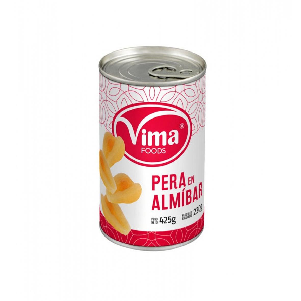 Peras en almíbar Vima Foods (425 / 14.99 oz9