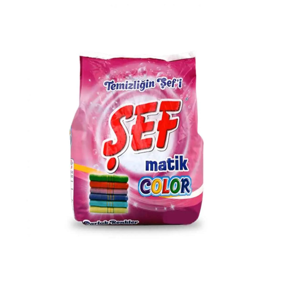 Detergente en polvo para ropa de color SEF (450 g / 15.87 oz)