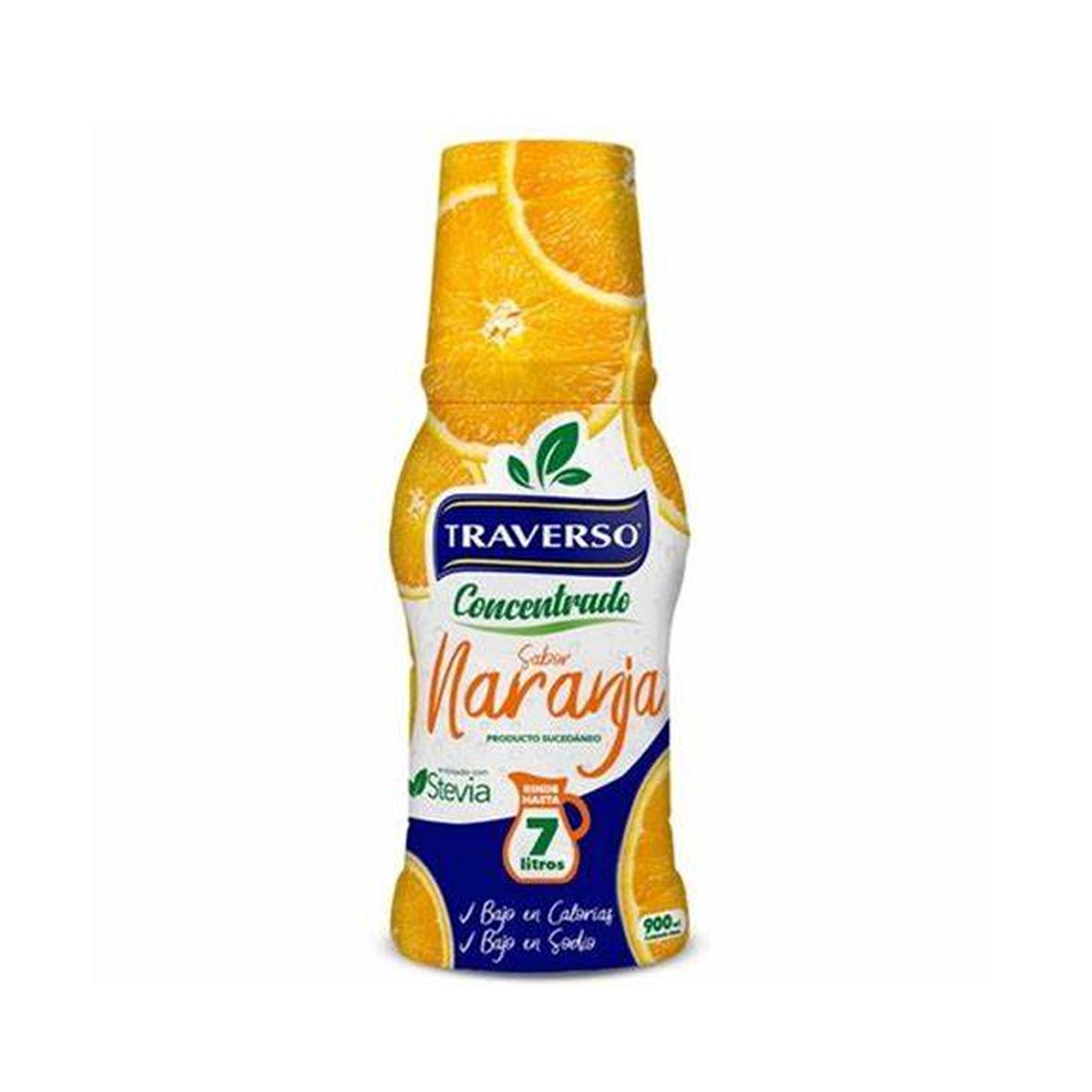 Jugo concentrado sabor Naranja Traverso (900 ml)
