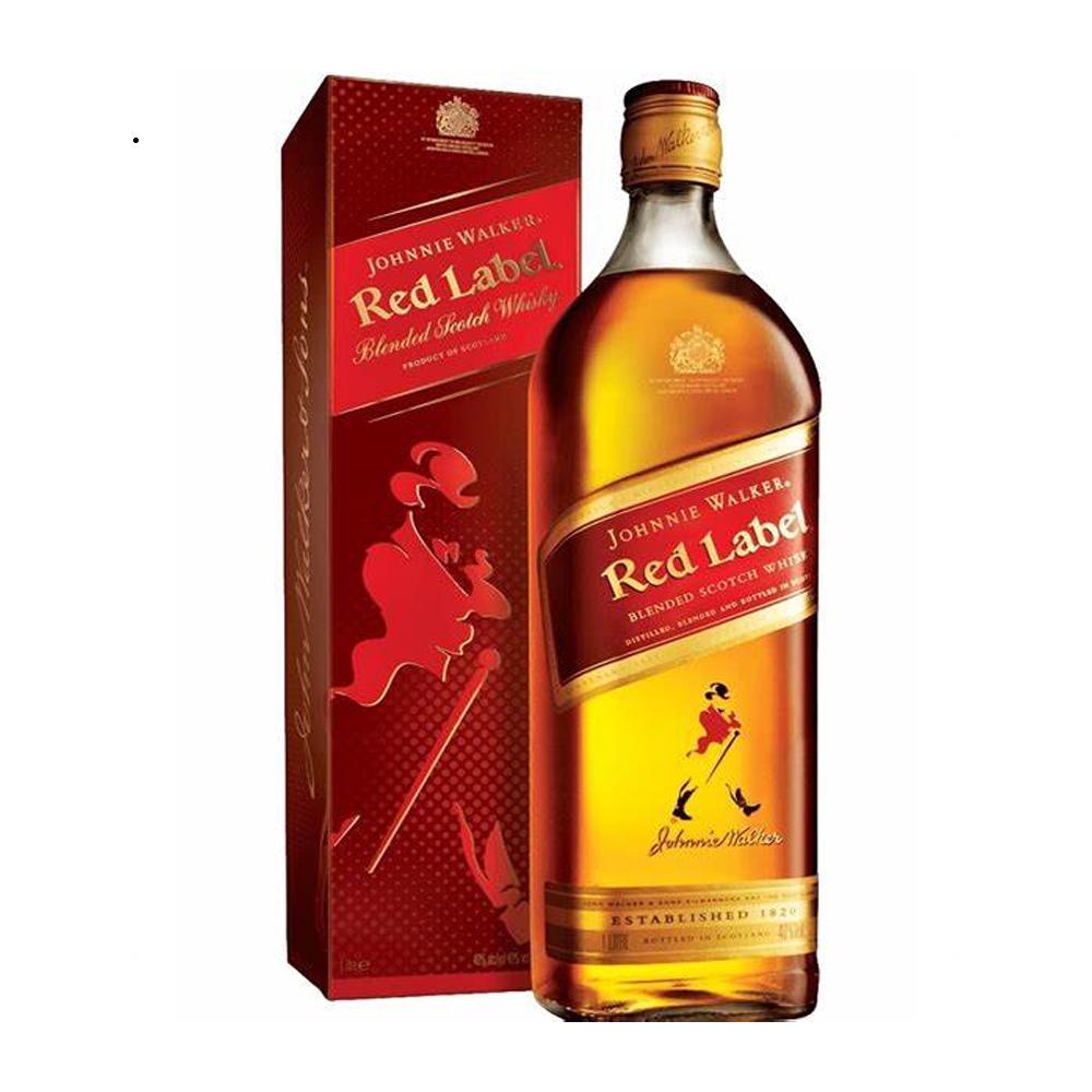 Whisky escocés Red Label Johnnie Walker (1 L)