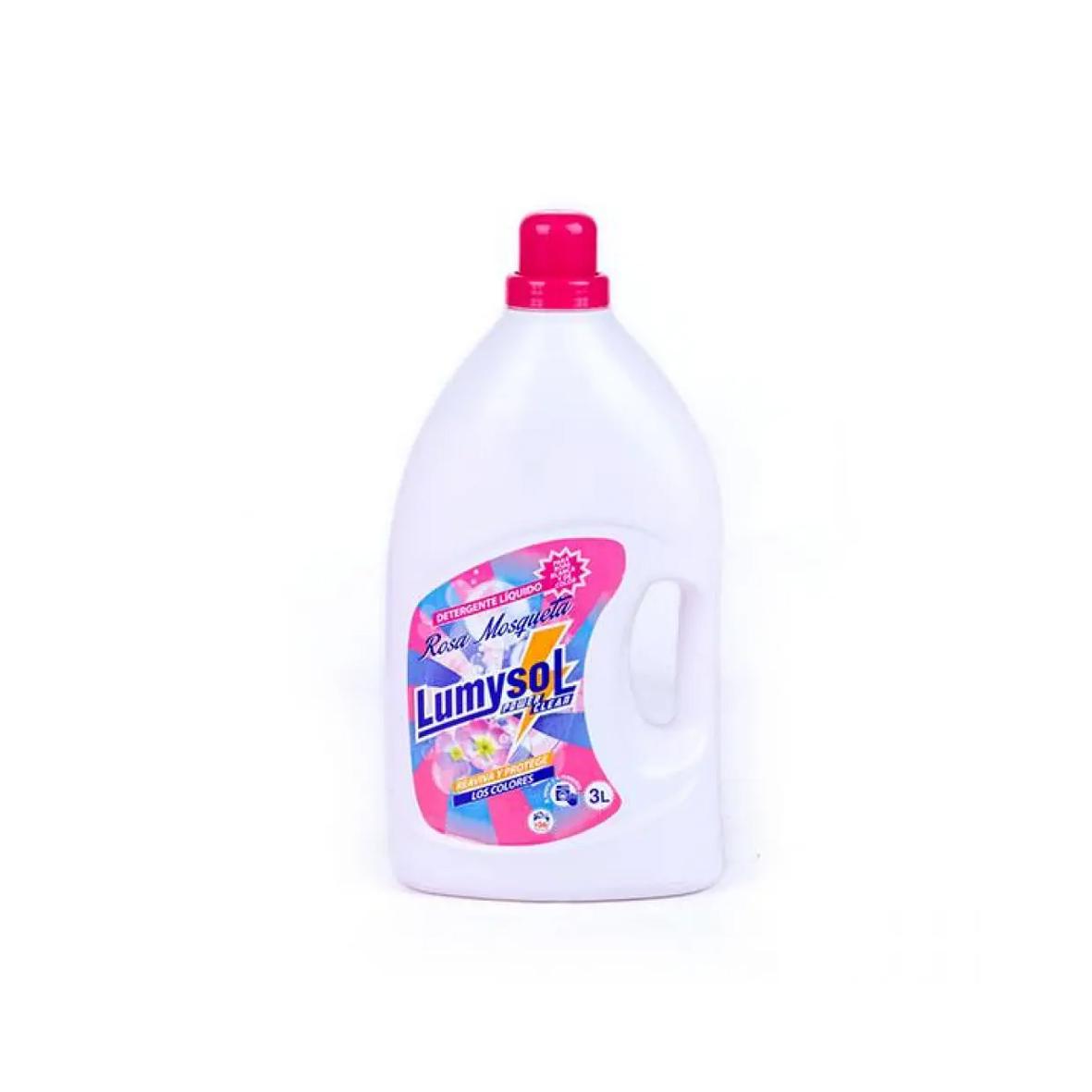 Detergente líquido para ropa de color Rosa Mosqueta Lumysol (3 L)