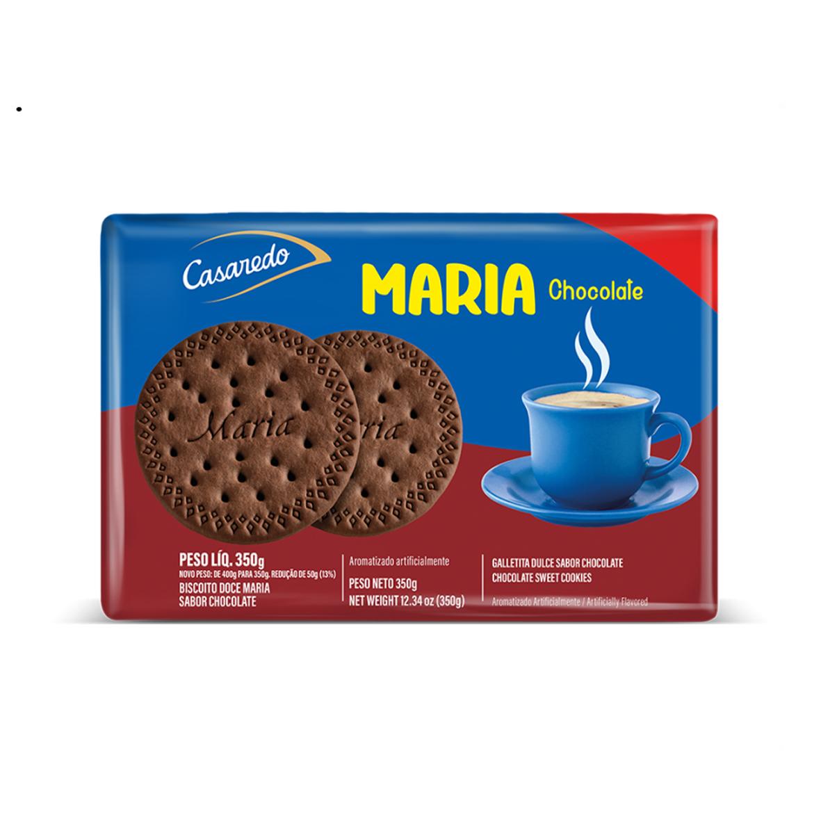 Galletas María sabor chocolate Casaredo (3 x 350 g / 12.34 oz)