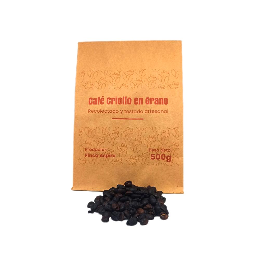 Café en grano Criollo tostado (500 g / 1.1 lb)